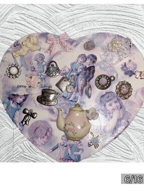 Victorian Heart Trinket Box